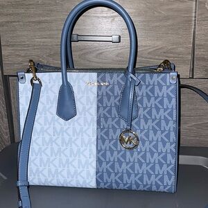 Blue Michael Kors Bag